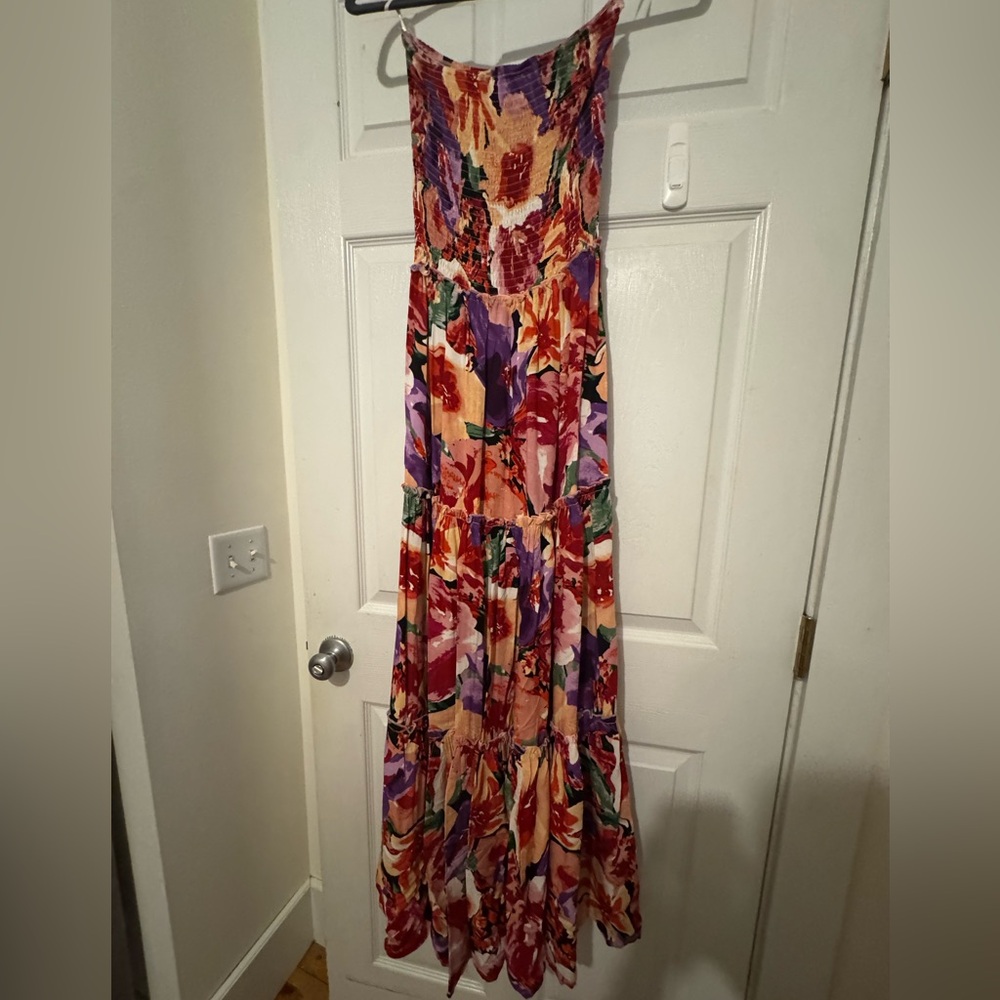 Anthropologie Floral Maxi Dress